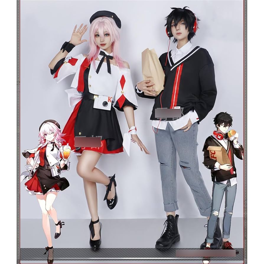 崩壊スターレイル　三月なのか　KFC 衣装　コスプレ 崩壊：スターレイル 風 三月なのか March 7th /丹恒 Dan Heng